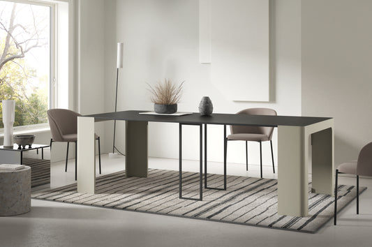 Extendable Console VERNO Cashmere/Black