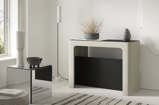 Extendable Console VERNO Cashmere/Black
